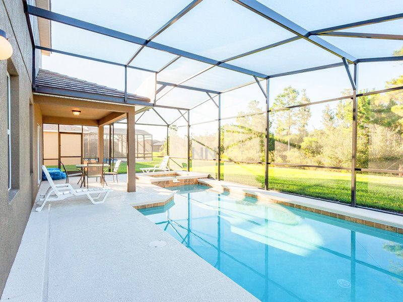 Casa para temporada em Orlando com piscina privativa